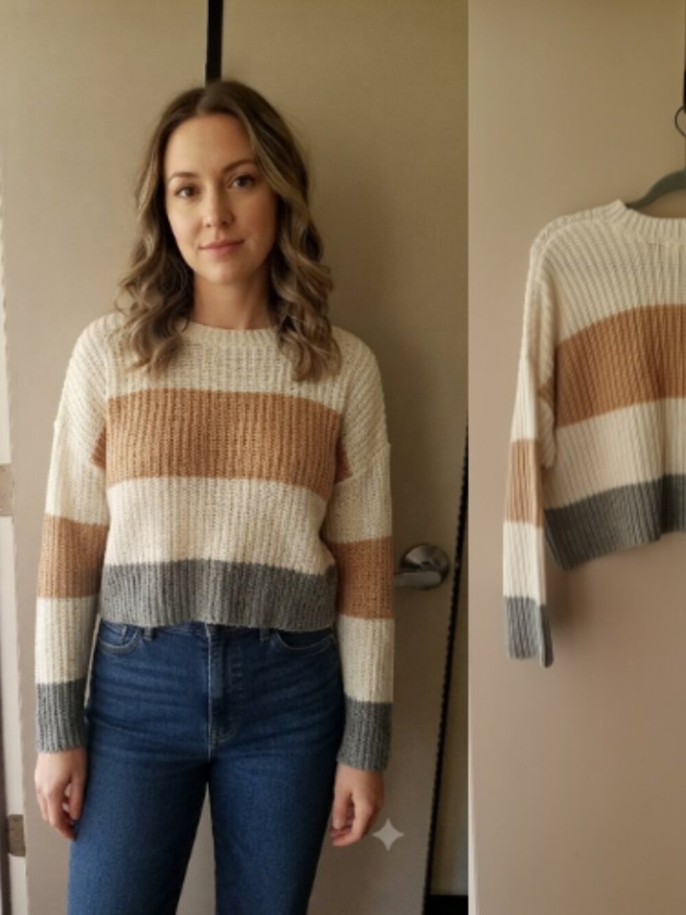 Moon & Madison crop sweater size M, NWOT